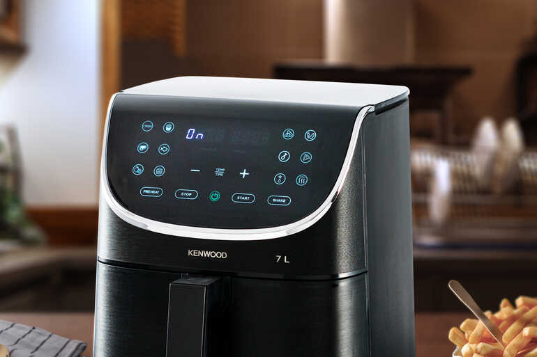 Kenwood Airfryer XXXL 7 Lt Siyah HFP80.000BK  Kenwood Airfryer XXXL 7 Lt Siyah HFP80.000BK