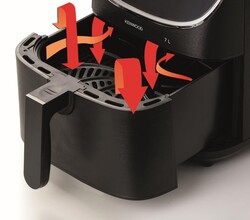 Kenwood Airfryer XXXL 7 Lt Siyah HFP80.000BK - Thumbnail