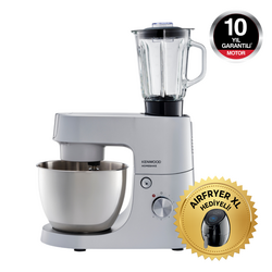 SEPETTE AIRFRYER HEDİYELİ! - Kenwood Homebake Plus Mutfak Şefi 1400 Watt 5 Lt Stand Mikser KHH01.120SI SEPETTE AIRFRYER HEDİYELİ! - Kenwood Homebake Plus Mutfak Şefi 1400 Watt 5 Lt Stand Mikser KHH01.120SI