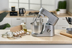 Kenwood Homebake Pro Mutfak Şefi Kıyma Aparatlı ThermoResist Cam Blender 1400 Watt 5 Lt Stand Mikser KHH01.220SI - Thumbnail