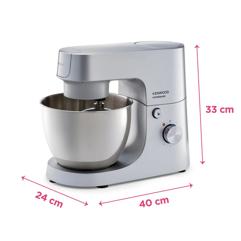 Kenwood Homebake Pro Mutfak Şefi Kıyma Aparatlı ThermoResist Cam Blender 1400 Watt 5 Lt Stand Mikser KHH01.220SI Kenwood Homebake Pro Mutfak Şefi Kıyma Aparatlı ThermoResist Cam Blender 1400 Watt 5 Lt Stand Mikser KHH01.220SI
