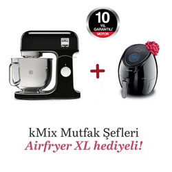 Kenwood kMix Mutfak Şefi 5 Lt KMX750AB + Airfryer XL Siyah HFP30.000BK Hediyeli - Thumbnail