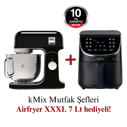 Kenwood kMix Mutfak Şefi 5 Lt KMX750AB + Airfryer XXXL 7 Lt Siyah HFP80.000BK Hediyeli - Thumbnail