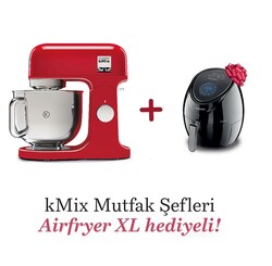 Kenwood KMX750AR kMix 5 Lt Mutfak Şefi + Siyah Hfp30 Airfryer XL Hediyeli - Thumbnail