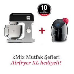 Kenwood kMix Mutfak Şefi 5 Lt KMX750BK + Airfryer XL Siyah HFP30.000BK Hediyeli - Thumbnail