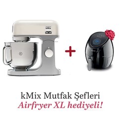 Kenwood KMX750CR kMix 5 Lt Mutfak Şefi + Siyah Hfp30 XL Airfryer Hediyeli - Thumbnail