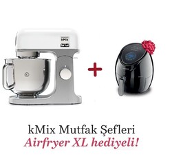 Kenwood KMX750WH kMix 5 Lt Mutfak Şefi + Siyah Hfp30 Airfryer XL Hediyeli - Thumbnail