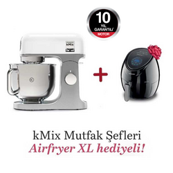 Kenwood kMix Mutfak Şefi 5 Lt KMX750WH + Airfryer XL Siyah HFP30.000BK Hediyeli - Thumbnail
