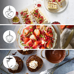 Kenwood Titanium Chef Baker Mutfak Şefi Entegre Tartılı 1200 Watt KVC65.001WH - Thumbnail