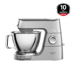 Sepette %20 İndirim Fırsatını Kaçırma! - Kenwood Titanium Chef Baker Mutfak Şefi Silver Entegre Tartılı Çift Hazne 1200 Watt KVC85.004SI
