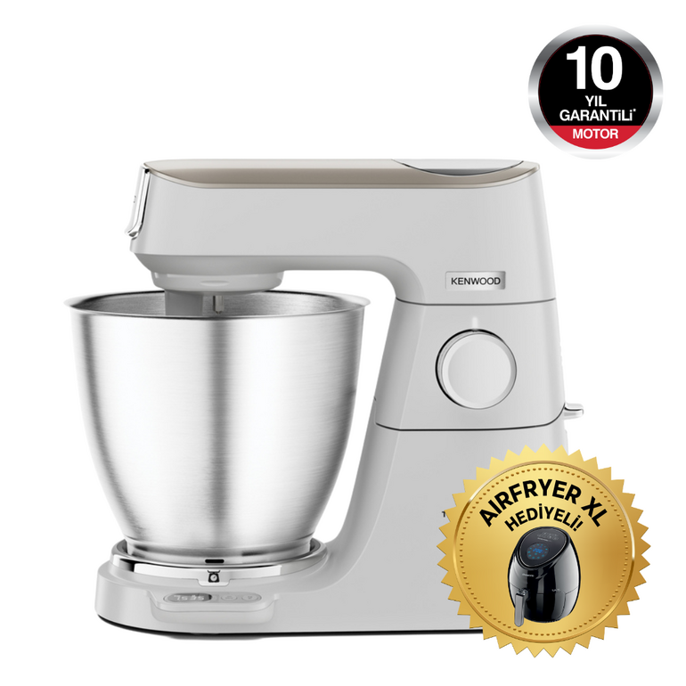 Kenwood Titanium Chef Baker XL Mutfak Şefi 7 Lt Geniş Hazne Beyaz KVL65.001WH Kenwood Titanium Chef Baker XL Mutfak Şefi 7 Lt Geniş Hazne Beyaz KVL65.001WH