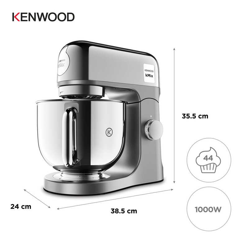 Kenwood Kmix Mutfak Şefi Limited Edition KMX760CH 1000 Watt 5 Lt Chrome Kenwood Kmix Mutfak Şefi Limited Edition KMX760CH 1000 Watt 5 Lt Chrome