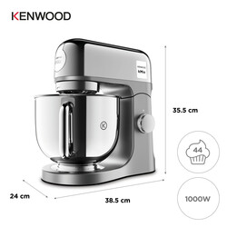 Kenwood Kmix Mutfak Şefi Limited Edition KMX760CH 1000 Watt 5 Lt Chrome - Thumbnail