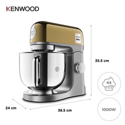 Kenwood Kmix Mutfak Şefi Limited Edition KMX760YG 1000 Watt 5 Lt Gold - Thumbnail