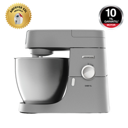 İlk Alışverişe Özel Sepette Ekstra %20 İndirimli - Kenwood Chef XL Mutfak Şefi Silver 1200 Watt 6,7 Lt KVL4100S + HFP50.000WH Airfryer Hediyeli