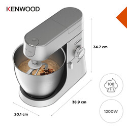 Kenwood Chef XL Mutfak Şefi Silver 1200 Watt 6,7 Lt KVL4100S - Thumbnail